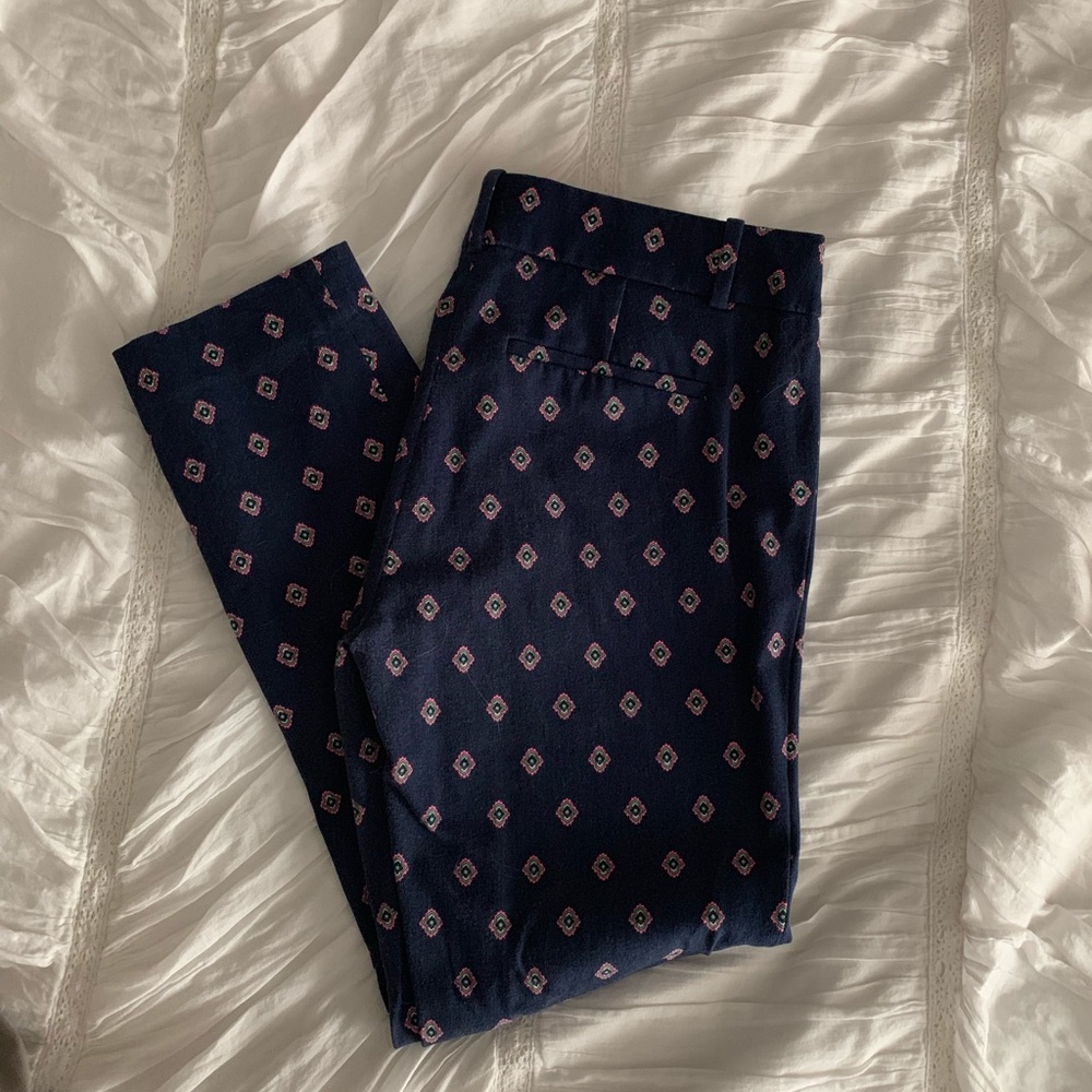 JCrew printed pant